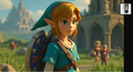 A close-up of a character from the video game 