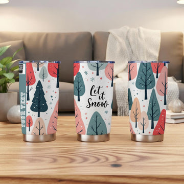 X-TreesSnow-INT - Stainless Steel Mug - Personalized 20oz Insulated Travel Cup With Spill Proof Lid